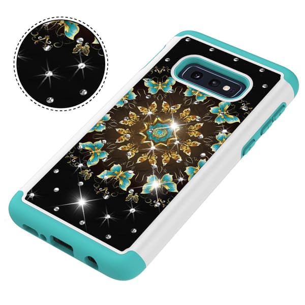Samsung Galaxy S10e Pattern PC TPU Phone Shell - Pretty Butterflies
