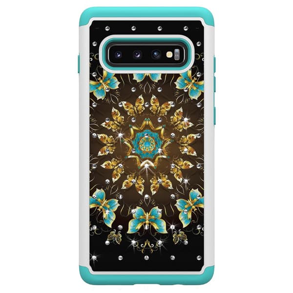 Samsung Galaxy S10+ TPU-Skal Armor Extra Tåligt - Pretty Butterflies