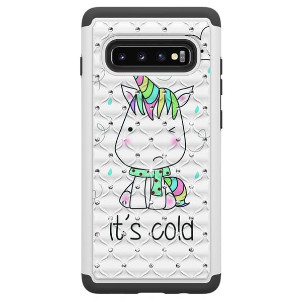 Samsung Galaxy S10+ Pattern PC TPU Phone Shell - Unicorn