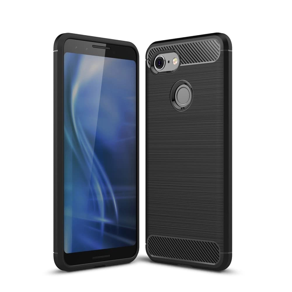 Google Pixel 3 Anti Shock Carbon Stöttålig Skal