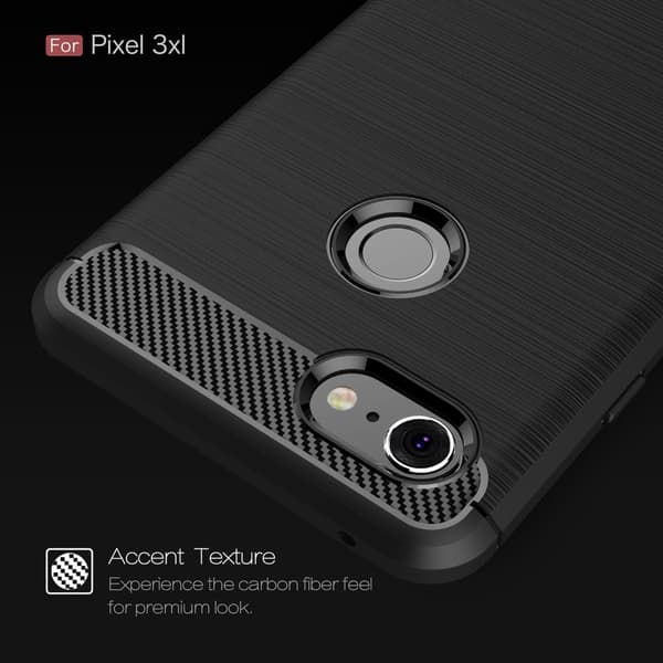 Google Pixel 3 XL Anti Shock Carbon Stöttålig Skal