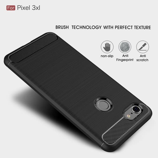 Google Pixel 3 XL Anti Shock Carbon Stöttålig Skal