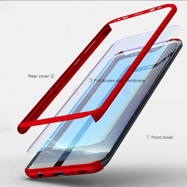 Dubbelsidigt Skyddsfodral (FLOVEME) - Samsung Galaxy S10 Plus