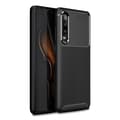 Miniatyrbild 1 av 8: Huawei P30 Karbon fiber Texture Skal - Svart