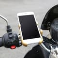 Miniatyrbild 7 av 7: Mobilhållare i aluminium för motorcykel – för enheter 6–10 cm