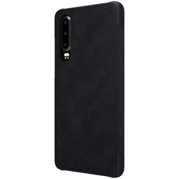 NILLKIN Qin -sarjan nahkakotelo Huawei P30 - musta