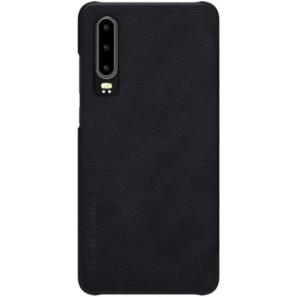 NILLKIN Qin -sarjan nahkakotelo Huawei P30 - musta