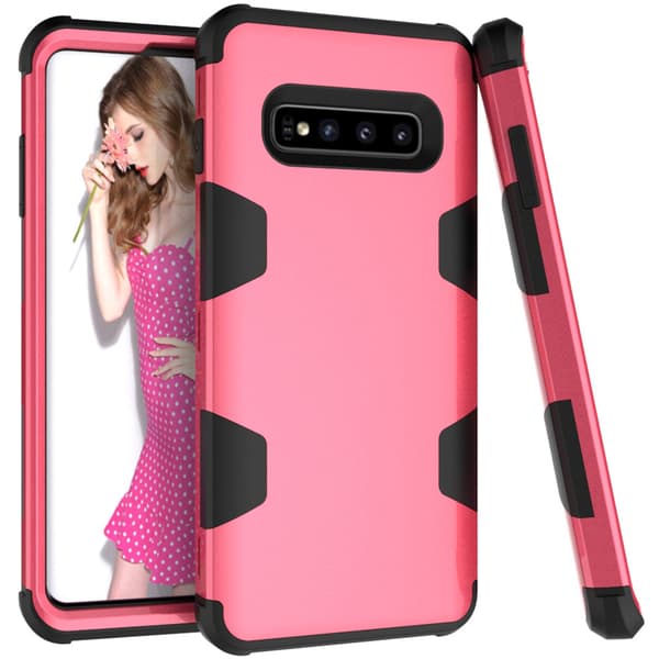 Samsung S10 Plus - Stilrent och Skyddande Skal "Rugged Robot"