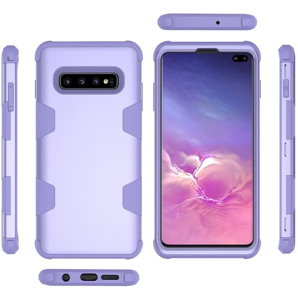 Samsung S10 Plus - Praktiskt och Skyddande Skal "Rugged Robot"
