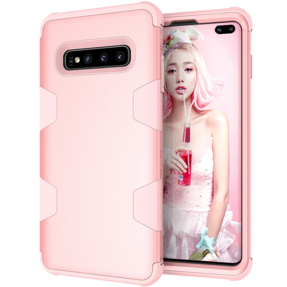 Samsung S10 Plus - Elegant och Skyddande Skal "Rugged Robot"