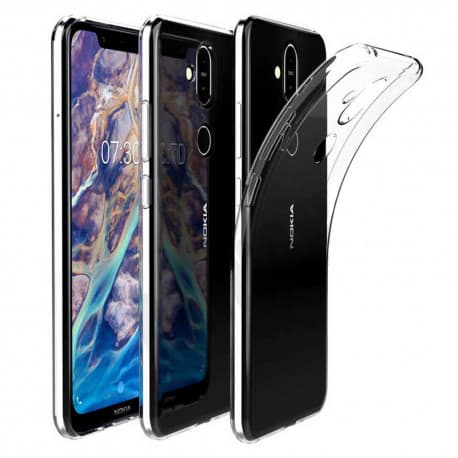 Nokia 8.1 Transparent Mjuk TPU Skal