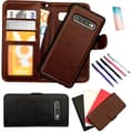 Pikkukuva 6 / 10: Smooth Leather Case for Galaxy S10 with Leather Case