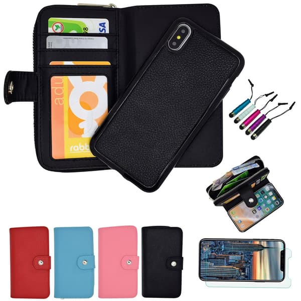 iPhone XR - PU Leather Wallet Case