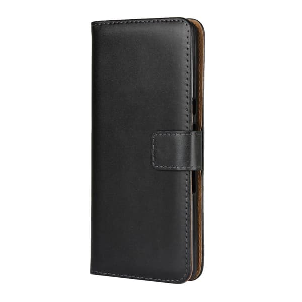 Plånboksfodral Äkta Skinn Sony Xperia 10 Plus