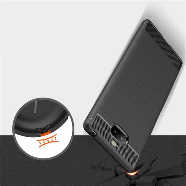 Stöttåligt Armor Carbon TPU-skal Sony Xperia 10 Plus