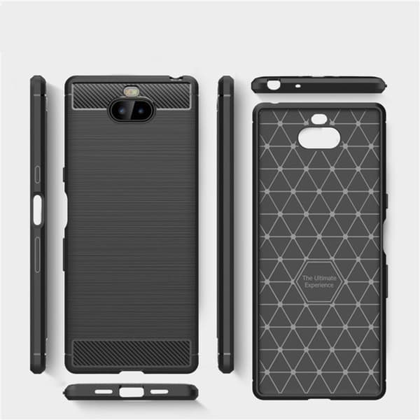 Stöttåligt Armor Carbon TPU-skal Sony Xperia 10 Plus
