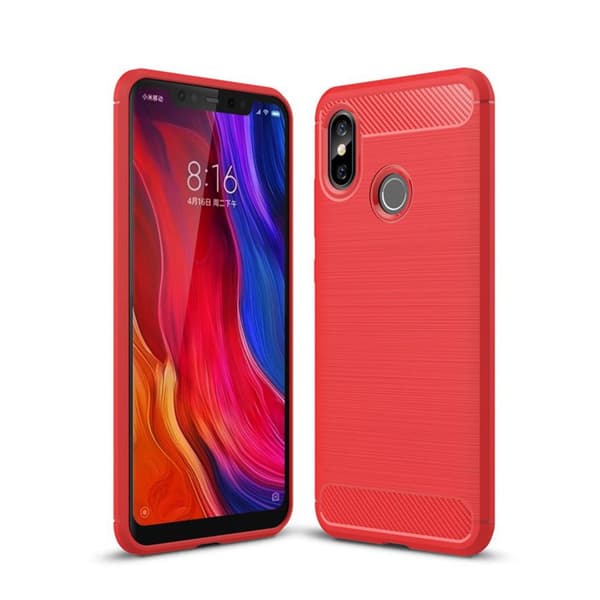 Stöttåligt Armor Carbon TPU-skal Xiaomi Mi 8