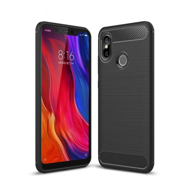 Stöttåligt Armor Carbon TPU-skal Xiaomi Mi 8