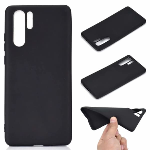 SKALO Huawei P30 Pro Ultraohut TPU-kuori Musta