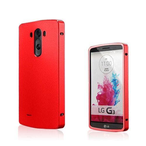 Brandes (Punainen) LG G3 Alumiini Suojakehys