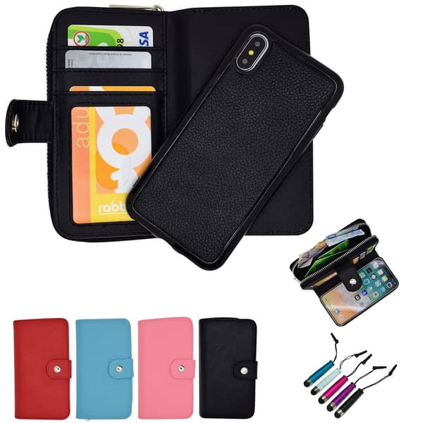 iPhone XR - PU Leather Wallet Case