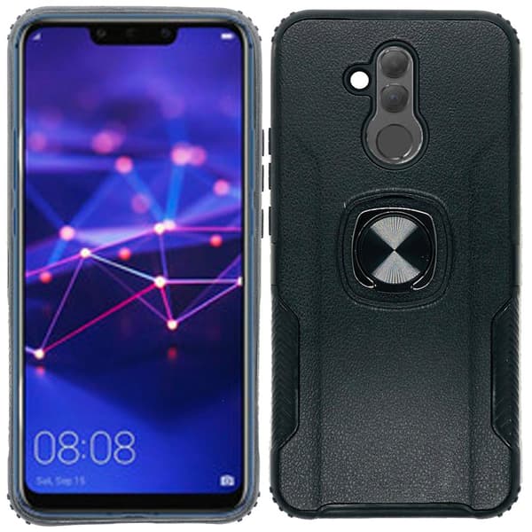 Exklusivt (LEMAN) Skal med Ringhållare - Huawei Mate 20 Lite