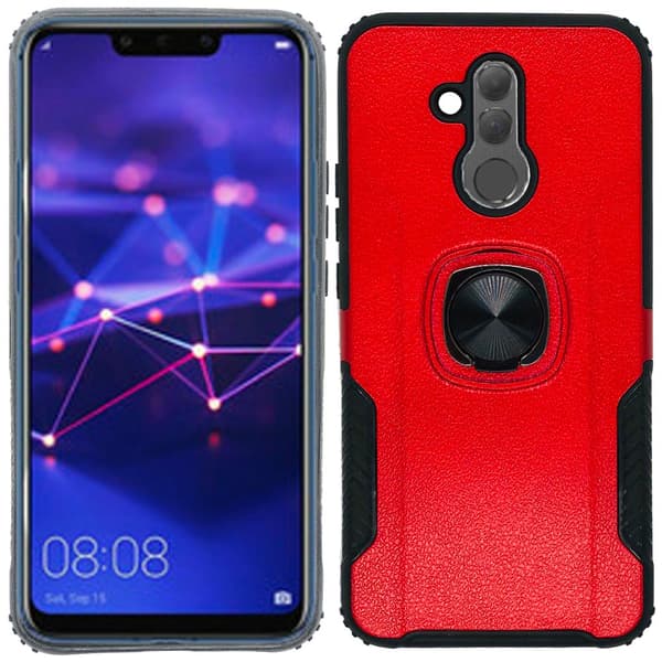 Exklusivt (LEMAN) Skal med Ringhållare - Huawei Mate 20 Lite