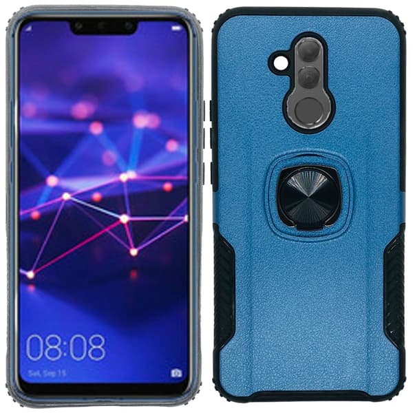 Exklusivt (LEMAN) Skal med Ringhållare - Huawei Mate 20 Lite