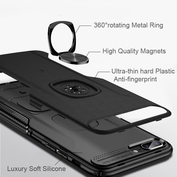 Stilrent Skal med Kickstand - Samsung A6 Plus (2018)