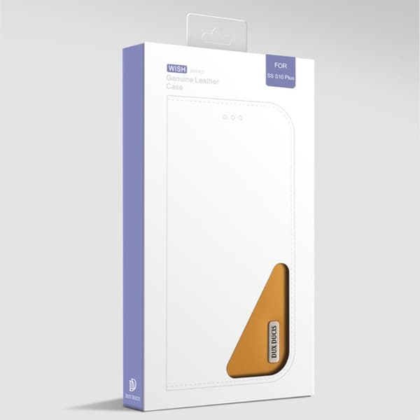 DUX DUCIS Wish Series Case for Samsung Galaxy S10 Plus - Brown