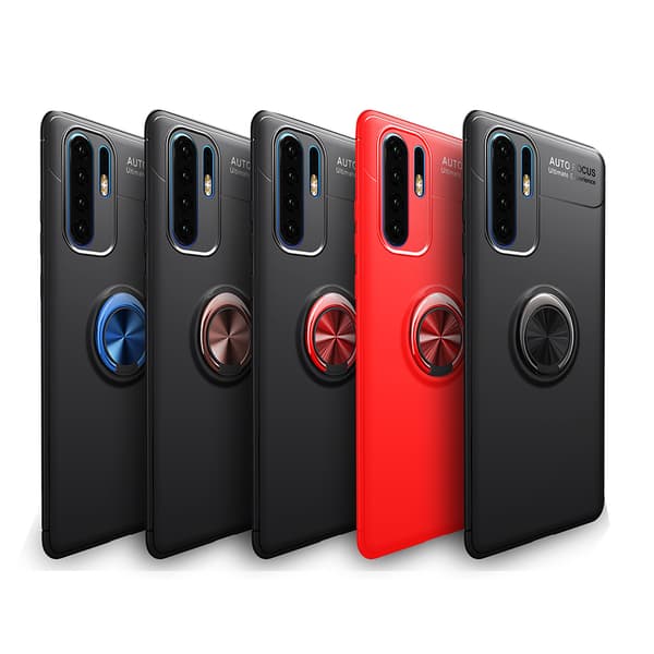 AUTO FOCUS Stilsäkert Skal med Ringhållare - Huawei P30 Pro
