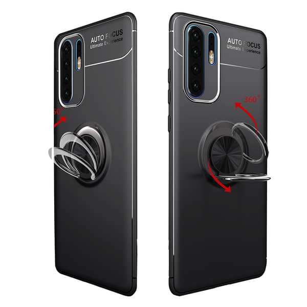 AUTO FOCUS Stilsäkert Skal med Ringhållare - Huawei P30 Pro