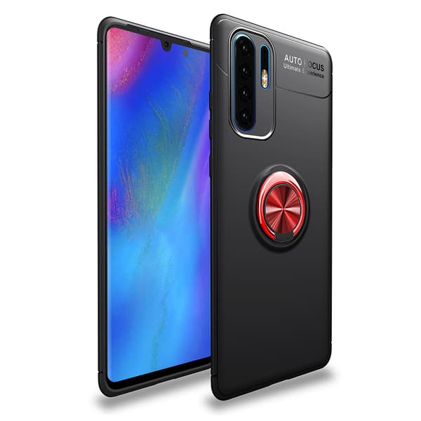 AUTO FOCUS Stilsäkert Skal med Ringhållare - Huawei P30 Pro