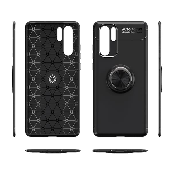 AUTO FOCUS Stilsäkert Skal med Ringhållare - Huawei P30 Pro