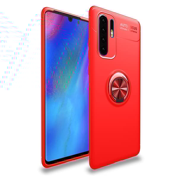 AUTO FOCUS Stilsäkert Skal med Ringhållare - Huawei P30 Pro