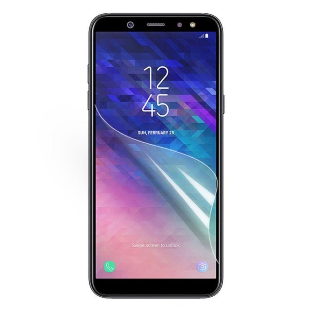 Samsung Galaxy A6 (2018) kirkas pintainen pehmeä LCD näyttö