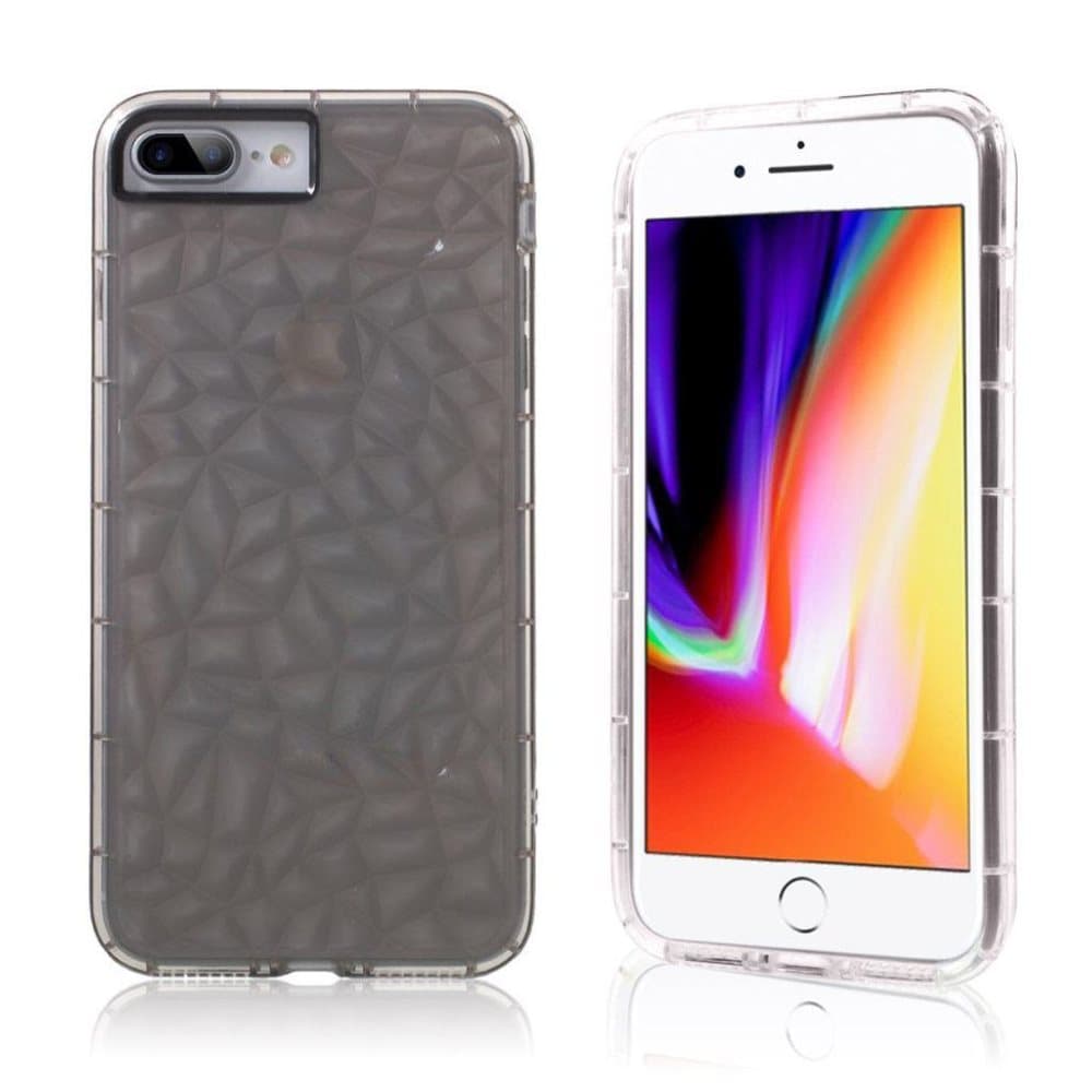 iPhone 7 Plus / 8 Plus 3D diamond texture case - Grey