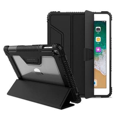NILLKIN iPad (2018) puskuri smart nahkainen flip suojakotelo