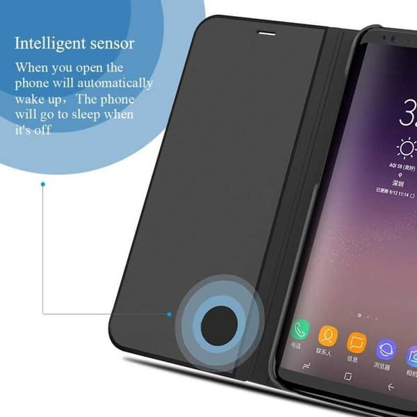 OnePlus 6 Exklusiv Flipfodral Clear View Standing V2 Rocket®