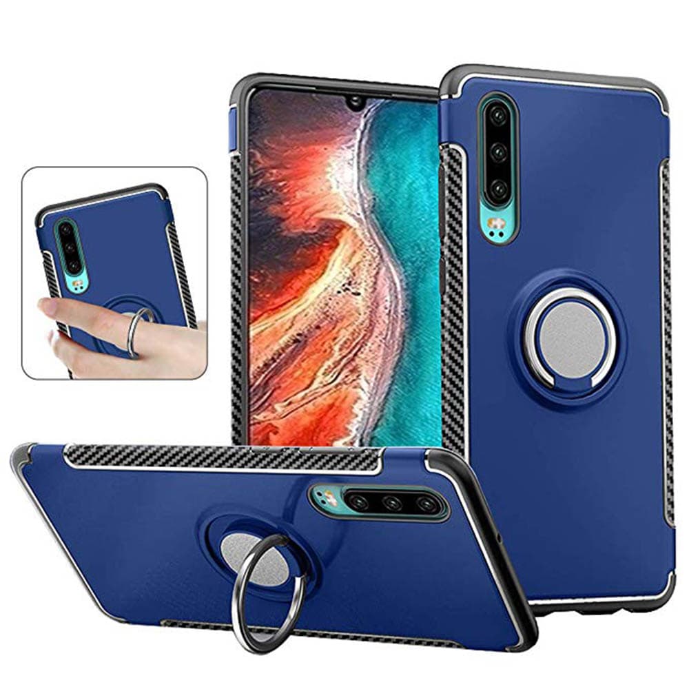 Huawei P30 - Skal med Ringhållare (FLOVEME)