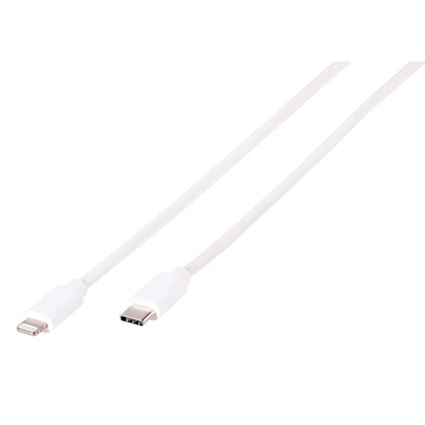 Vivanco Lightning till USB-C Kaapeli 2 meter Valkoinen