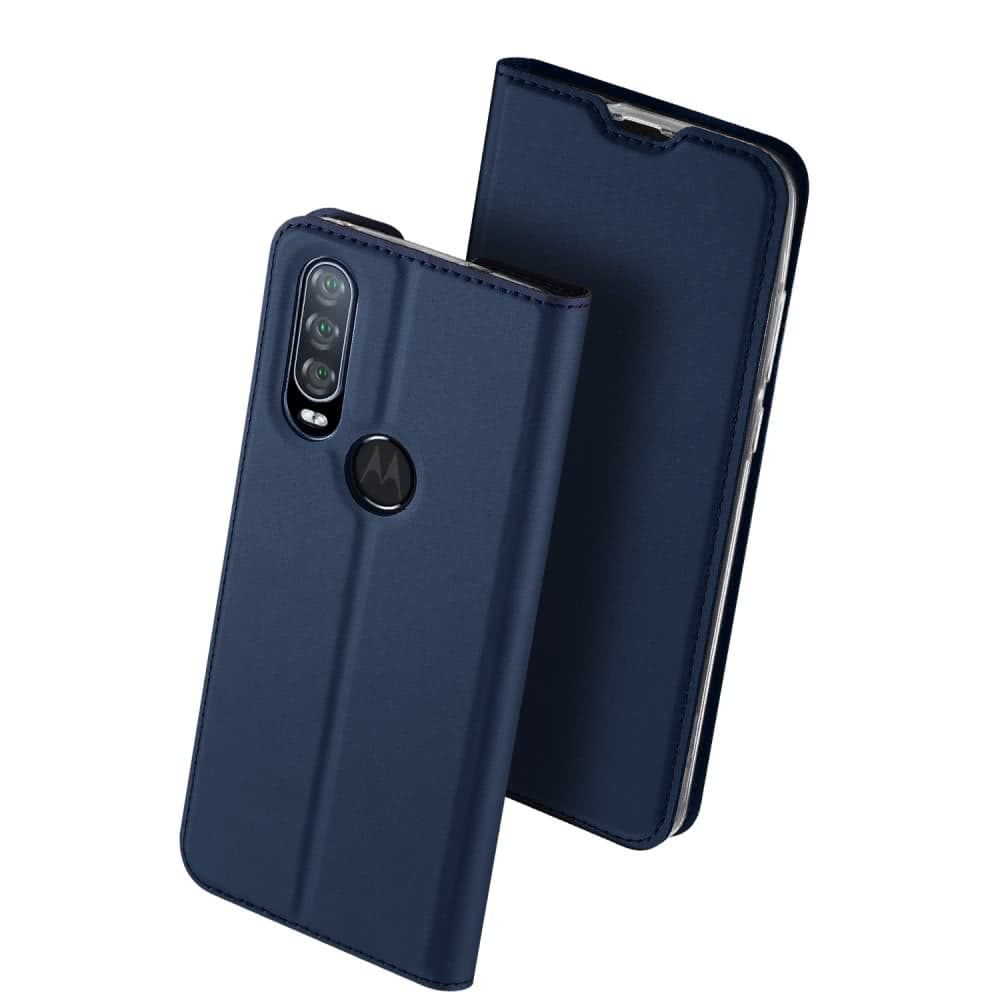 Motorola One AcTion Suojakotelo Skin Pro Series MörkSininen