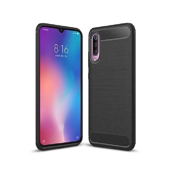 Xiaomi Mi 9 Stöttåligt Stötdämpande Skal SlimCarbon