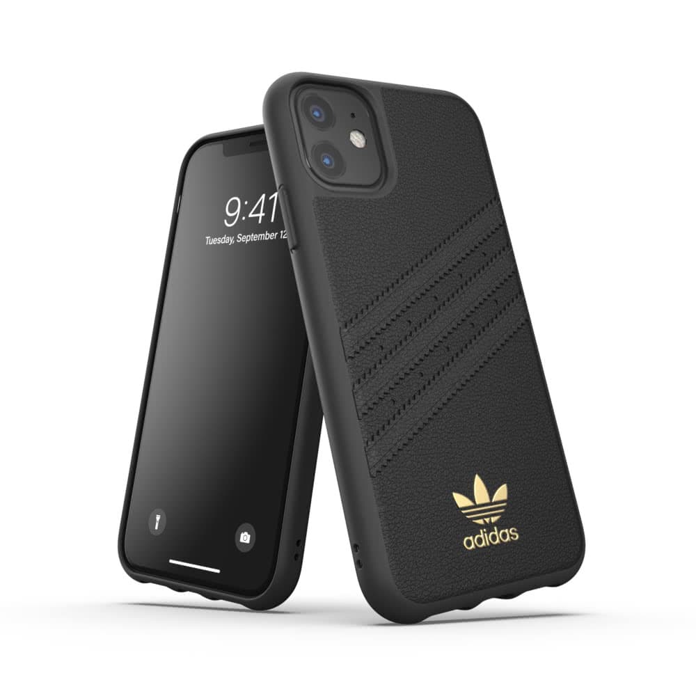 Adidas iPhone 11 Skal OR 3 Stripes Snap Case Premium Kortfack FW19 Svart