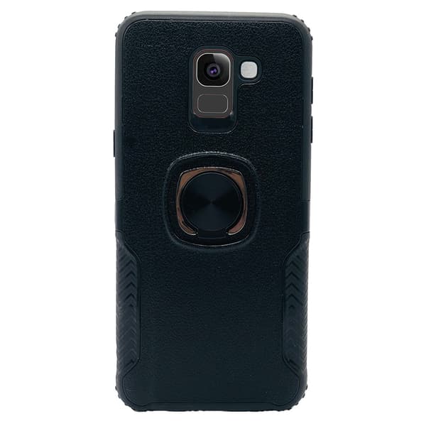 Samsung Galaxy A8 2018 - Stilsäkert Skal med Ringhållare (LEMAN)