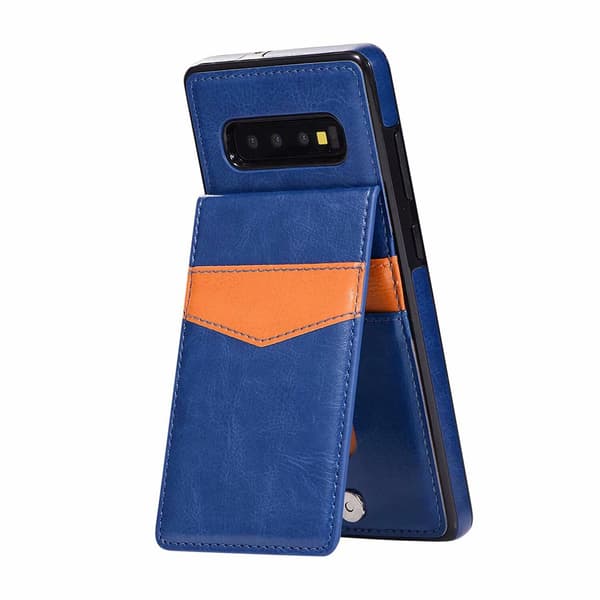 Samsung Galaxy S10 - Elegant Skal med Kortfack (LEMAN)