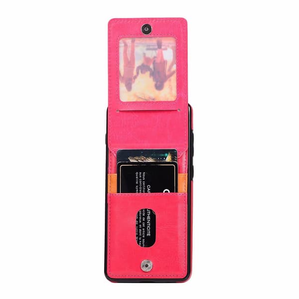 Samsung Galaxy S10 - Elegant Skal med Kortfack (LEMAN)