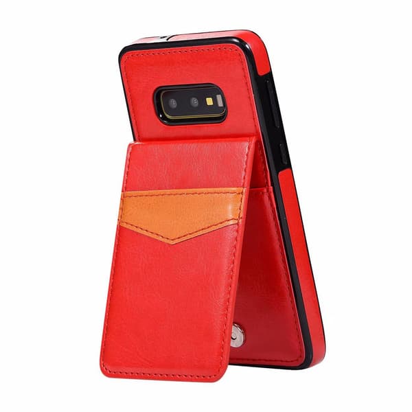 Stilsäkert Smart Skal med Kortfack - Samsung Galaxy S10E