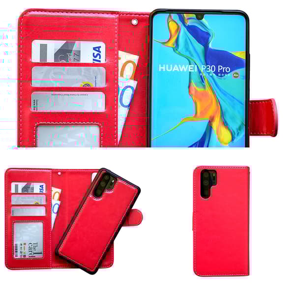 Huawei P30 Pro - PU Leather Wallet Case