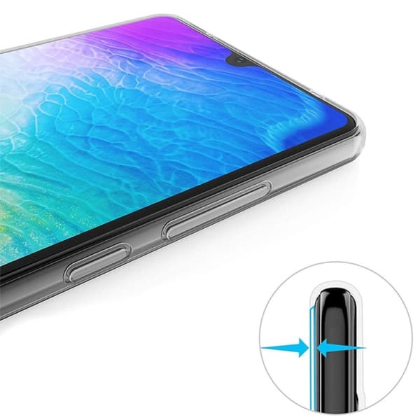 Huawei Mate 20 - Transparent silikonskal